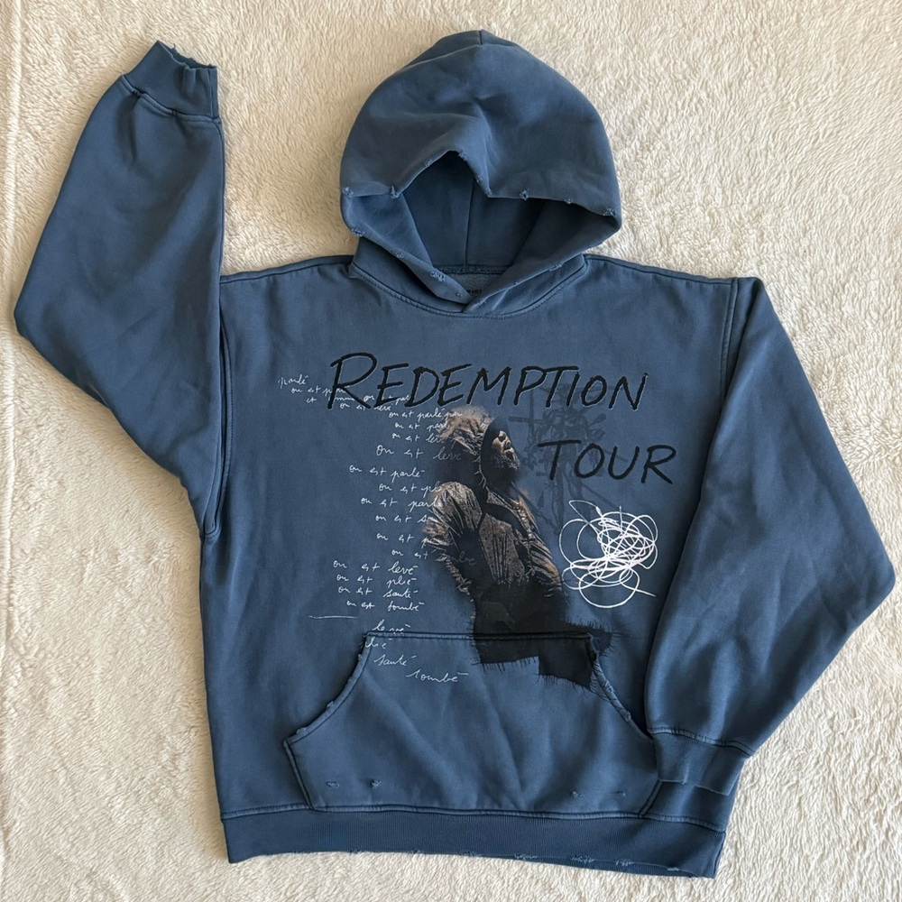 Men’s Rod Wave Redemption Tour Hoodie, Heavyweight, Size Large, NEW